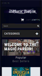 Mobile Screenshot of magicparlor.com