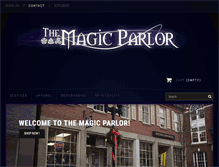Tablet Screenshot of magicparlor.com